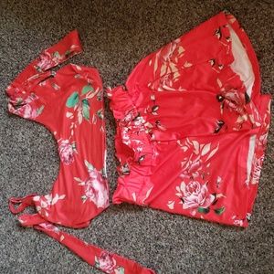 Floral outfit